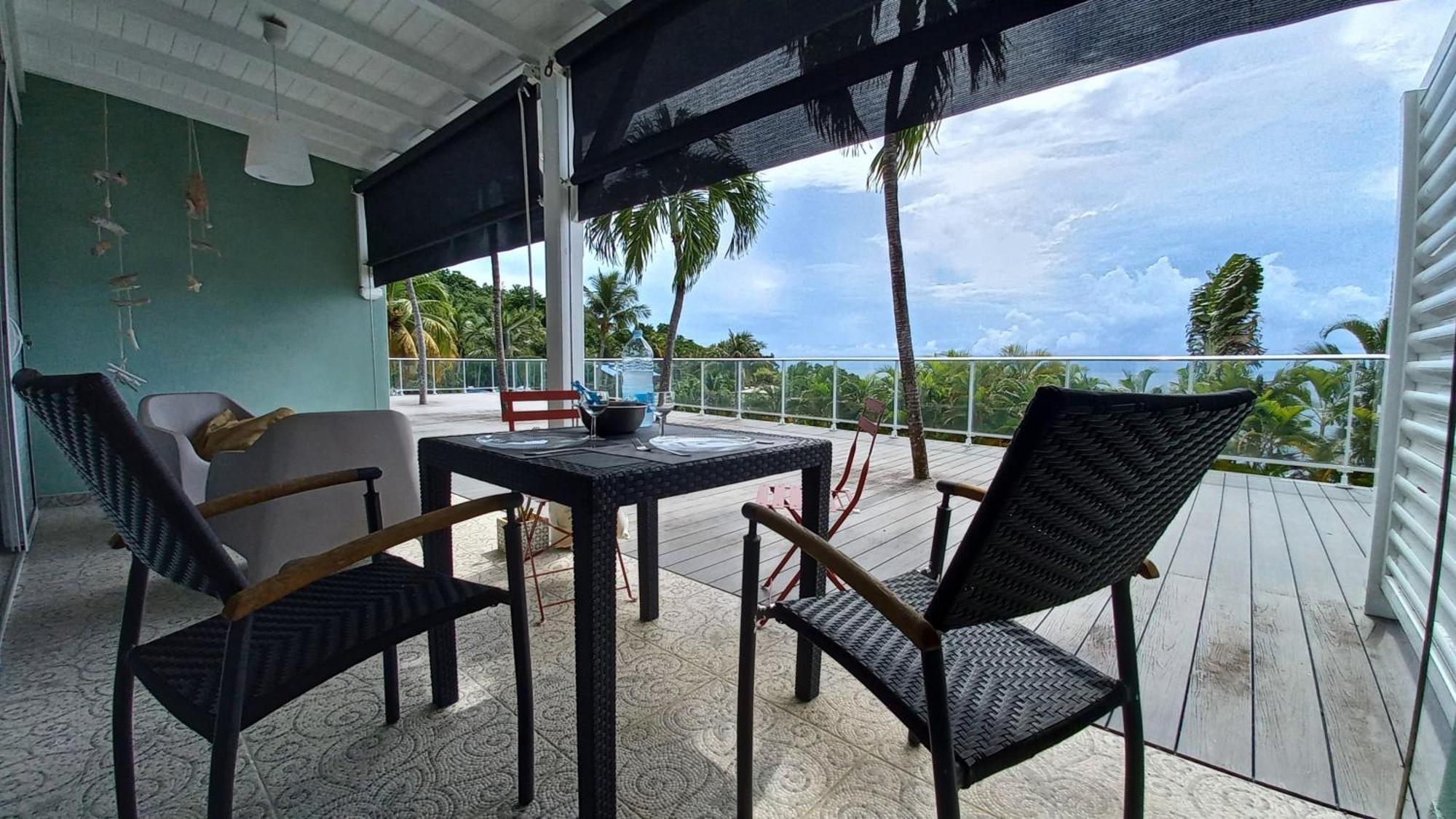 Logements Vue Mer Acces Piscine En Guadeloupe Bouillante Kültér fotó